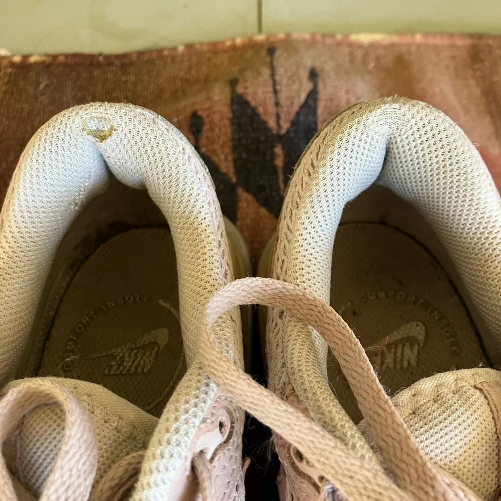 Nike Air Max Women's Blush Pink and Cream Sneakers - Picture 6 of 9